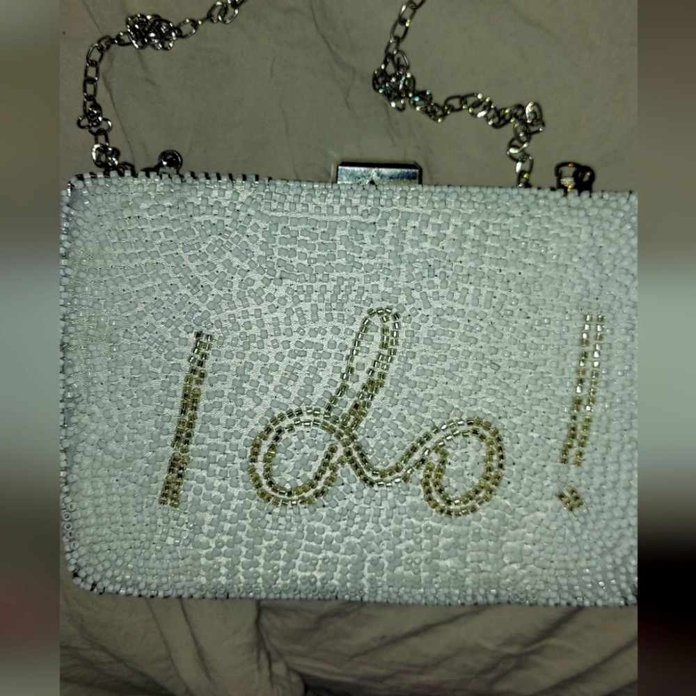 Bride clutch purse